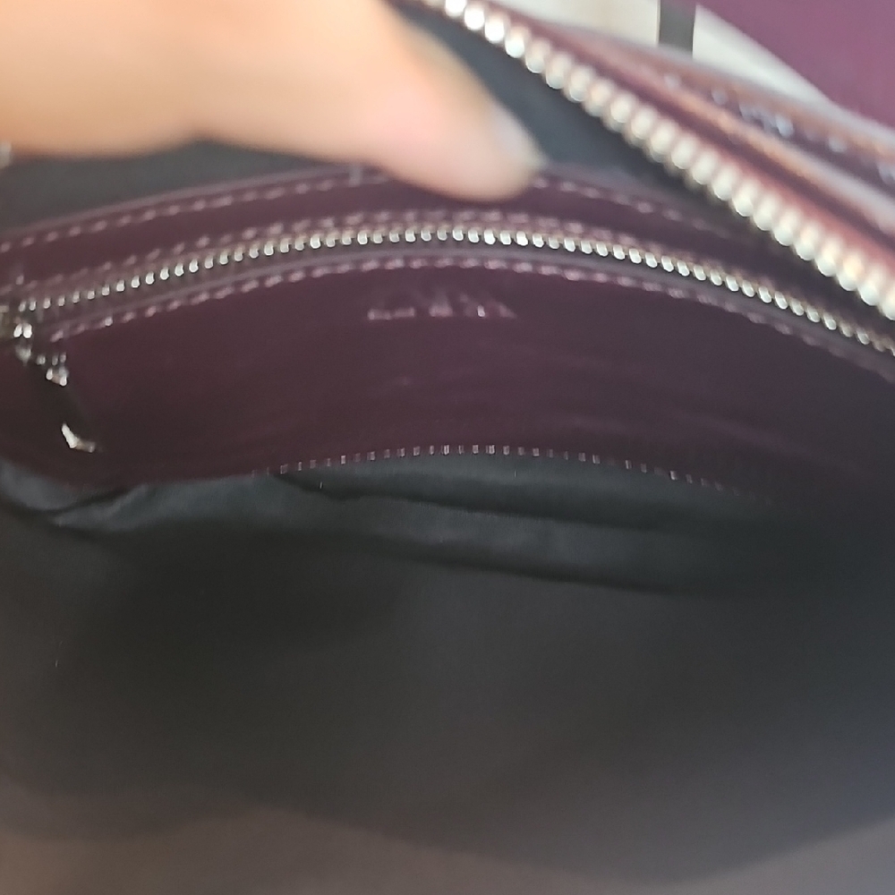 Zara Dark Burgundy Shoulder Bag - Picture 5 of 8